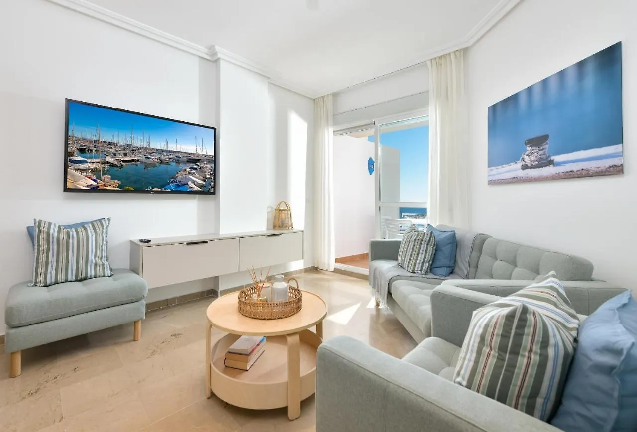 Charming Beachfront Apartment In Estepona Marina